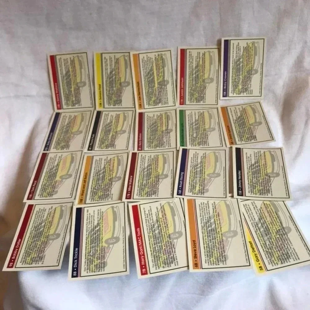 20 Pieces Vintage Ford 1991 Card Collection